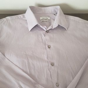 Beautiful Calvin Klein Light purple Dress Shirt